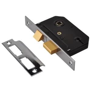 Image of Union ES-SL Essentials 3 Lever Mortice Sashlock Chrome 65mm 2.5" Visi