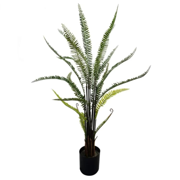 Image of Leaf 90cm UV Resistant Artificial Boston Fern Plant Green unisex