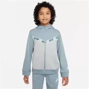 Image of Nike Repeat Full Zip Hoodie Junior Boys - Grey