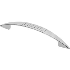 Image of Metal Drawer Cabinet Door Pull Kitchen Handle Cup Bow - Colour Chrome - Pack of 100