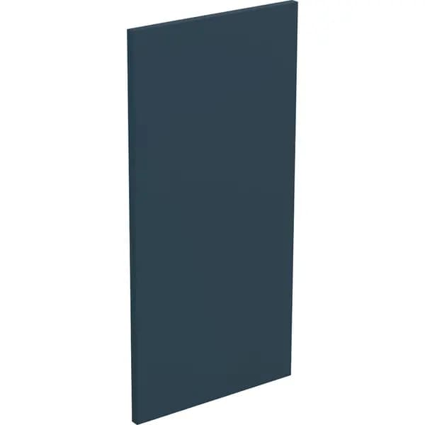 Image of Kitchen Kit Flatpack J-Pull Kitchen Cabinet Wall End Ultra Matt 800mm in Indigo Blue Mdf