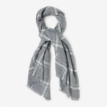Image of Jack Wills Check Scarf - Grey Check