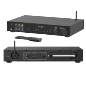 Image of Majority Fitzwilliam Internet Radio DAB+ Bluetooth Spotify Tuner Black