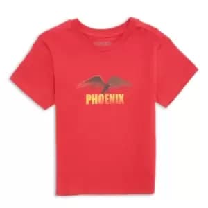 Image of Fantastic Beasts Phoenix Kids T-Shirt - Red - 11-12 Years