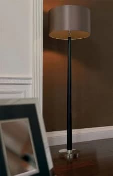 Image of 1 Light Floor Lamp Wood, B22