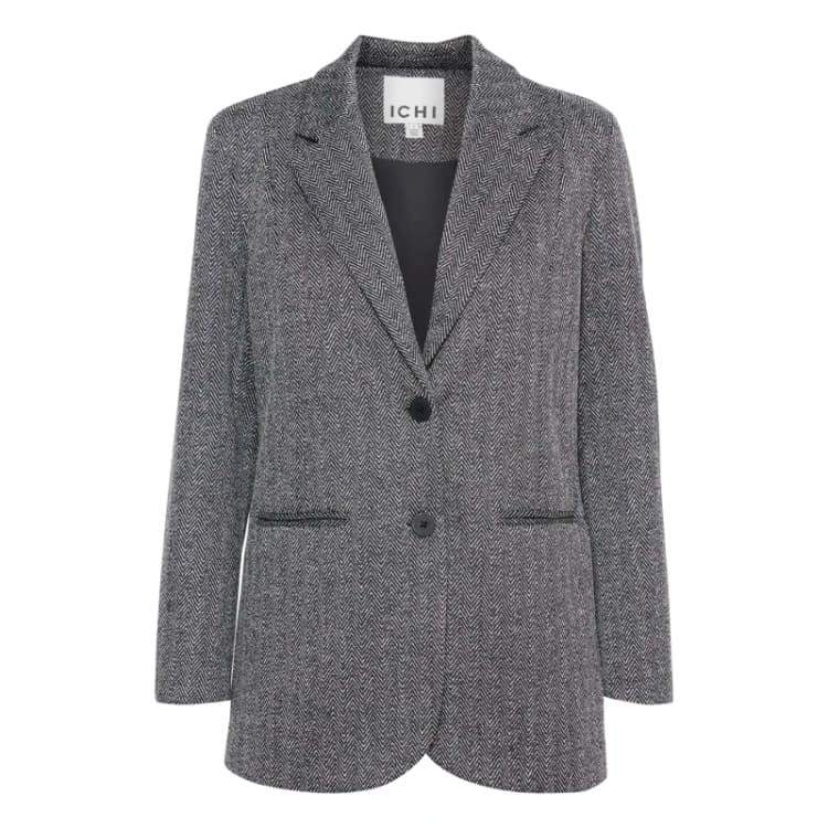 Image of Ichi Womens blazer Ichi Ihkate Jacquard Noir Female L