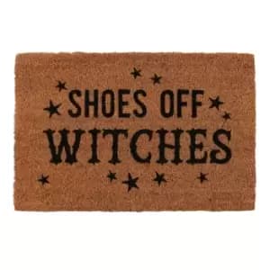 Image of Shoes Off Witches Natural Doormat