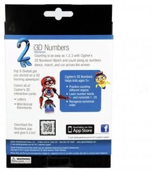 Image of Cypher i3D Interactive Number Cards iPad iPod iPhone.