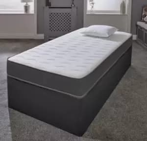 Image of Cooltouch Wave Grey Essentials Hybrid Memory Foam Spring Mattress