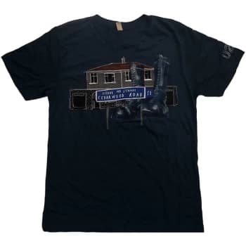 Image of U2 - Cedar Wood Road Unisex Large T-Shirt - Blue
