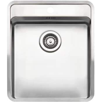 Image of Reginox - Ohio Single Bowl Kitchen Sink Tapwing Stainless Steel Waste