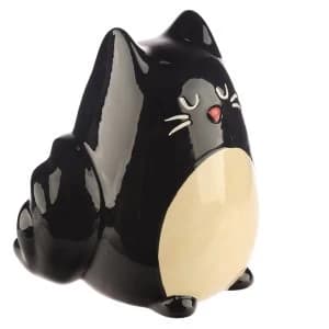 Image of Black Cat Shaped Money Box