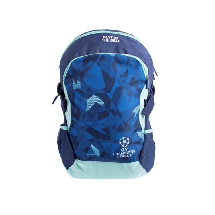 Image of Hy-pro Officially Licensed UEFA Champions League Premium Backpack With Adjustable Padded Straps Blue unisex