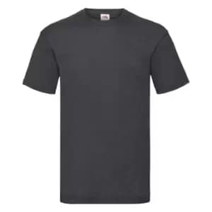 Image of Fruit Of The Loom Mens Valueweight Short Sleeve T-Shirt (L) (Dark Heather)