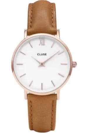 Image of Ladies Cluse Minuit Rose Gold Watch CL30021