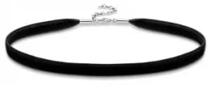Image of Thomas Sabo Sterling Silver Black Velvet Choker KE1728-331- Jewellery