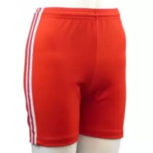 Image of Carta Sport Womens/Ladies Stripe Shorts (24R) (Scarlet/White)
