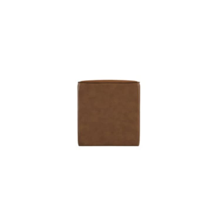 Image of LPD Bronx Tan Faux Leather Side Table