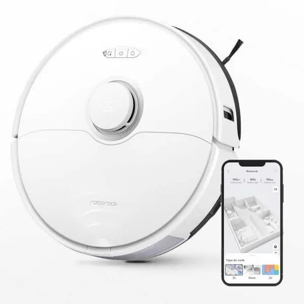 Image of Roborock S8 DuoRoller Brush VibraRise Mopping System 6000Pa White Vacuum Cleaner
