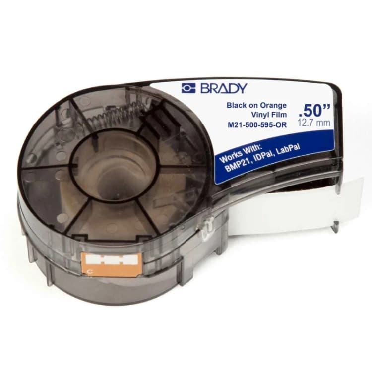 Image of Brady M21-500-595-OR printer label Orange Self-adhesive printer label