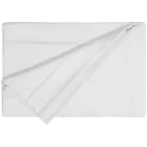 Image of Pima Cotton 450 Thread Count Flat Sheet (Superking) (White) - White - Belledorm