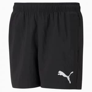 Image of Womens PUMA Active Woven Youth Shorts, Black, size 11-12 Youth, Clothing