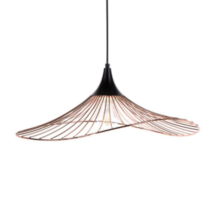 Image of Beliani Pendant Lamp Mazaro Metal Copper