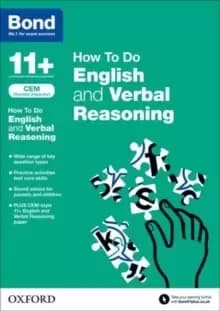 Image of Bond 11+: CEM How To Do: English and Verbal Reasoning