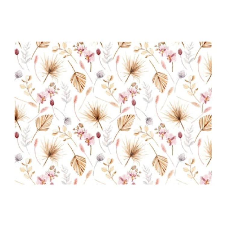 Image of Warren Reed Designer Watercolour Orchids Glass Chopping Board