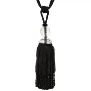 Image of Riva Home Savoy Tie Back (One Size) (Black)