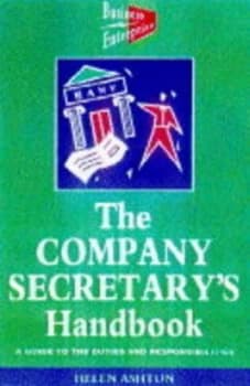 Image of The Company Secretarys Handbook by Helen Ashton Paperback