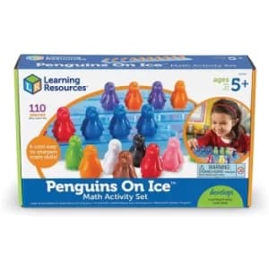 Image of Learning Resources Penguins on Ice Maths Activity Set