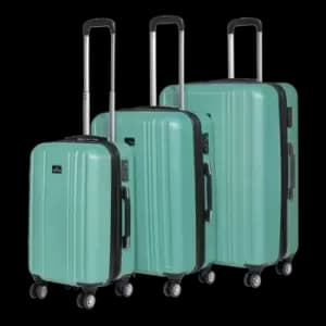 Image of Dellonda DL126 Lightweight ABS Teal Suitcase