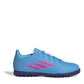 Image of adidas X .4 Childrens Astro Turf Trainers - Blue