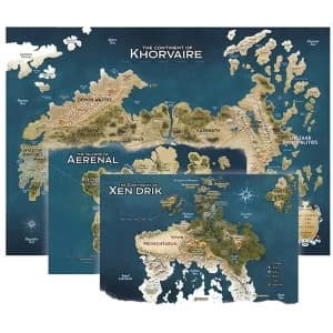 Image of Dungeons & Dragons Eberron Map Set