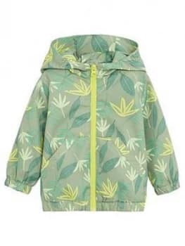 Image of Mango Baby Boys Animal Print Hooded Jacket