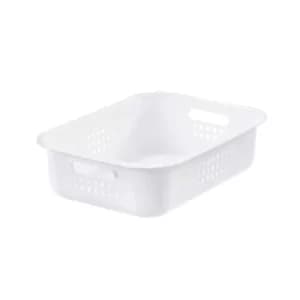 Image of SmartStore Recycled Storage Basket 6 Litre, Grey
