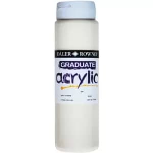 Image of Daler Rowney 123500024 Graduate Acrylic Paint 500ml Buff Titanium