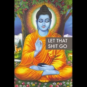 Image of Let That Shit Go Maxi Poster