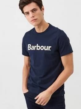 Image of Barbour Large Logo T-Shirt - Navy