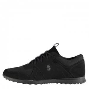 Image of Luke 1977 Lloyd Trainers - Jet Black