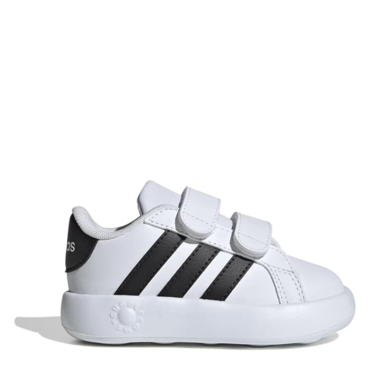 Image of adidas Grand Court Shoes Infants White/Black male C3 (19)