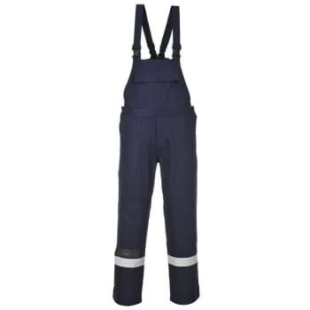 Image of Portwest - FR27NARS - sz S Bizflame Plus Bib and Brace - FR27 Navy