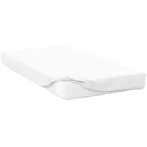 Image of Belledorm 400 Thread Count Egyptian Cotton Fitted Sheet (Kingsize) (White) - White