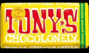Image of Tony's Chocolonely 32% Almond Honey Nougat Milk Chocolate 180g