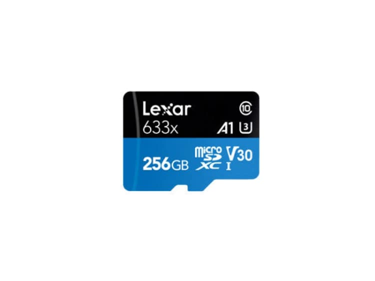 Image of Lexar 633x 256GB MicroSDXC UHS-I Class 10 LSDMI256BB633A