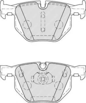 Image of Ferodo FDB4067 Brake Pad Set Rear Axle Premier Car