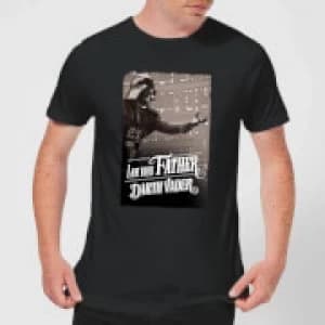 Image of Star Wars Darth Vader I Am Your Father Open Arm Mens T-Shirt - Black