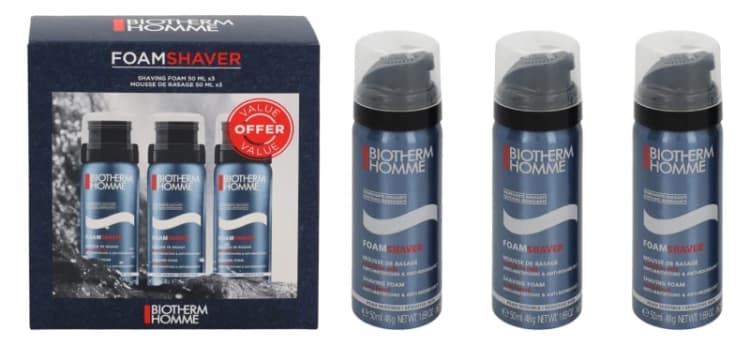 Image of Biotherm Homme Foamshaver Mini Trio 3 x 50ml