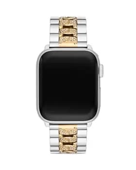 Image of Michael Kors Apple Watch Two-Tone Stainless Steel Bracelet